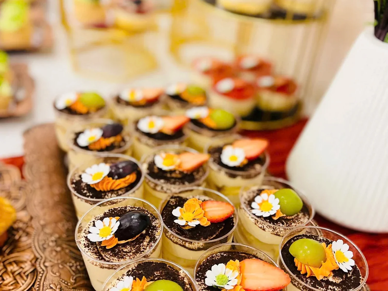 Panna Cotta Mix Trái Cây Tươi
