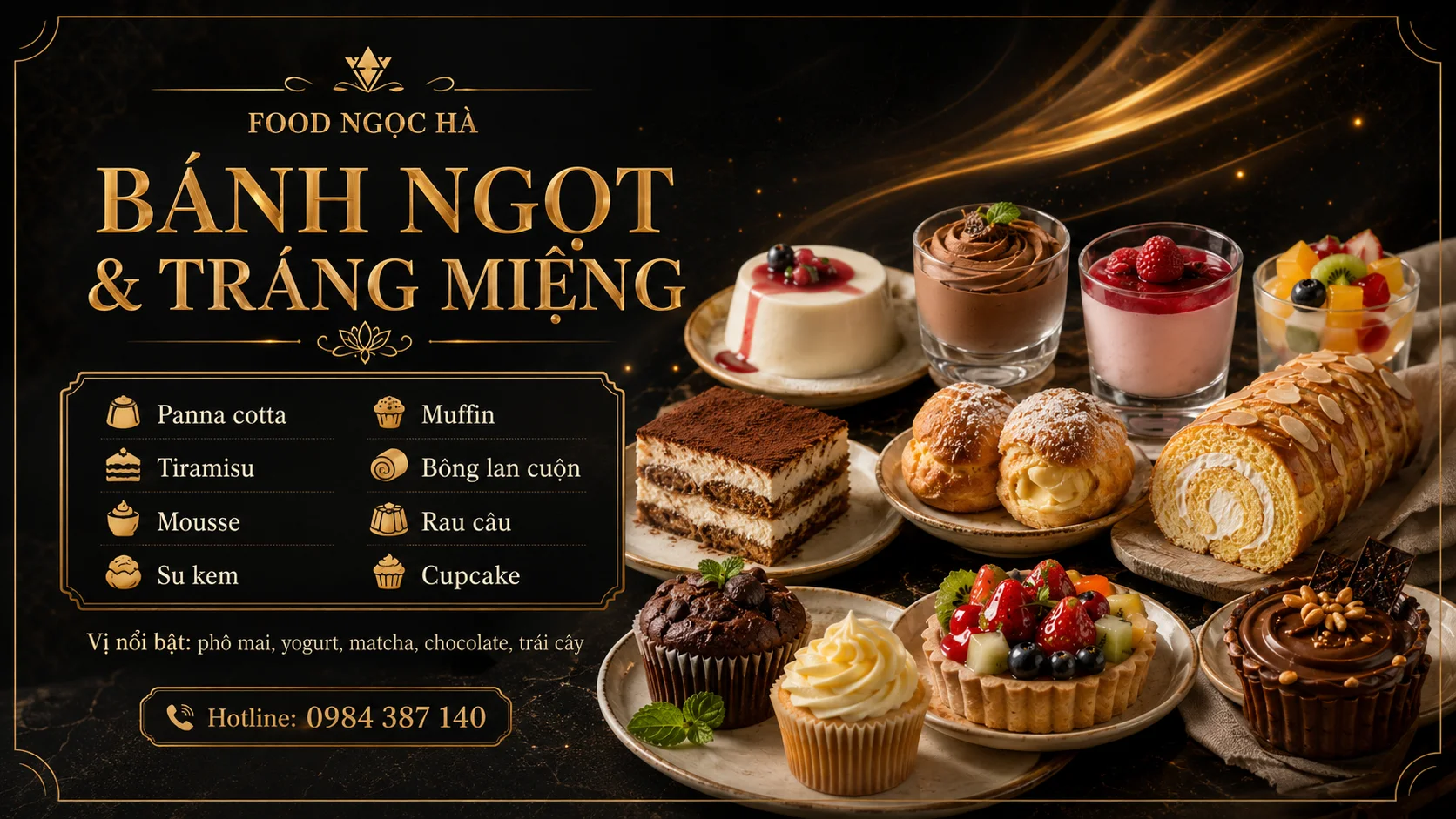 Bánh ngọt và tráng miệng Food Ngọc Hà
